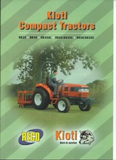 KIoti Compact Tractors DK35 40 450L DK50 Sales Brochure 8 page colour