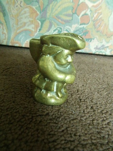 Old brass toby jug - 2", (5cm)