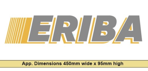 Retro eriba caravan - eriba, decals