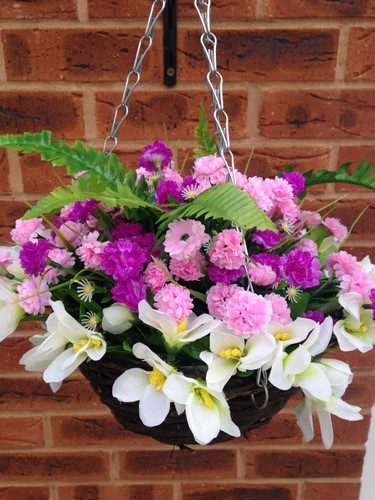Artificial hanging basket - artificial,