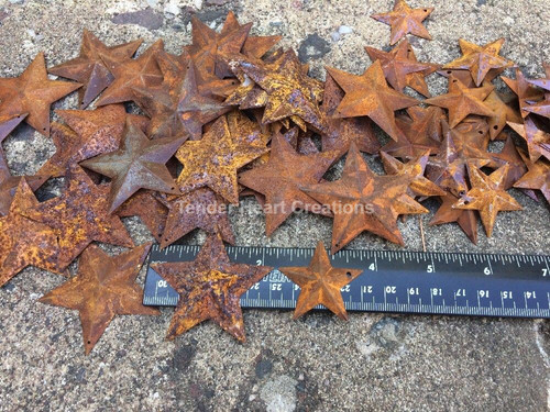Set rusty stars - set, 10-