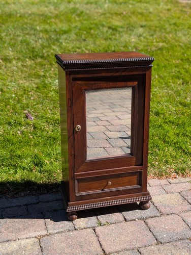 Antique oak mirrored - antique,