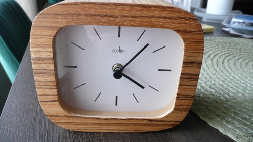 Acctim wooden mantle - mantle, clock