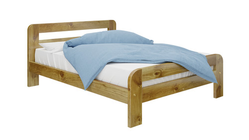 Solid wood bed frame - wood, frame,