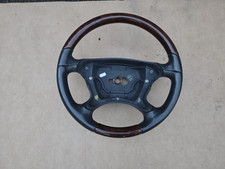 2304600603 Mercedes SL R230 SL350 SL500 STEERING WHEEL WOOD VENEER BLUE