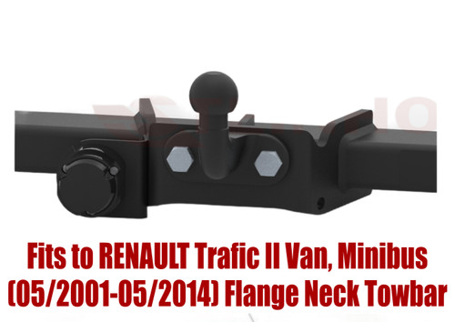Flange neck tow bar for - flange,
