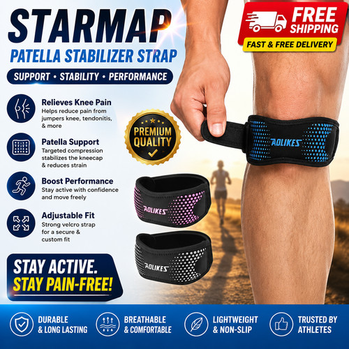 Knee patella support - patella, strap