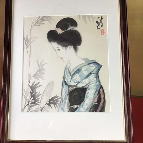 Yumeji takehisa woodblock - yumeji,