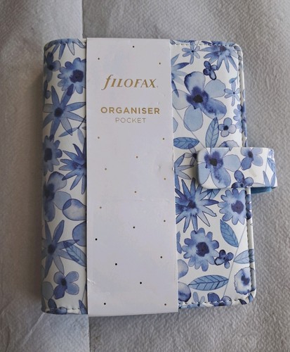Filofax patterns blue flowers - filofax,