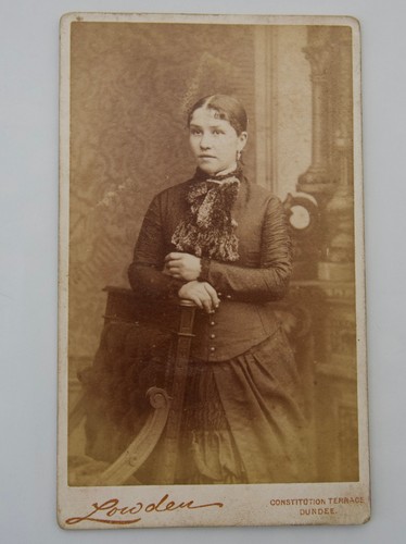 Cdv pretty victorian lady - cdv,