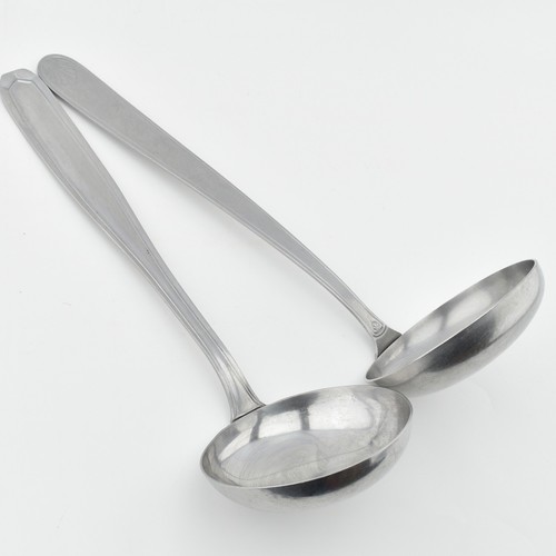 Stainless inox ornate ladle - 2x,