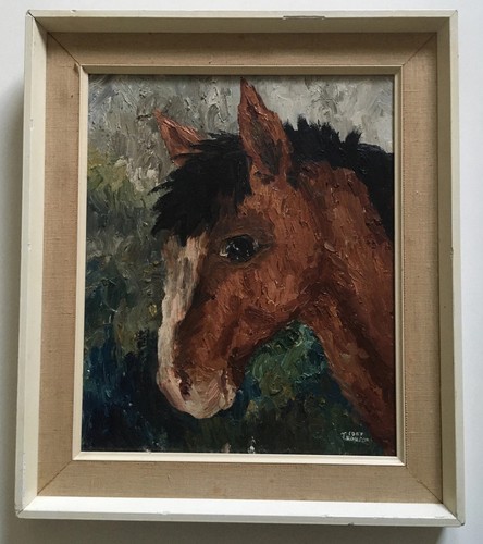 Pretty vintage oil painting - pretty,