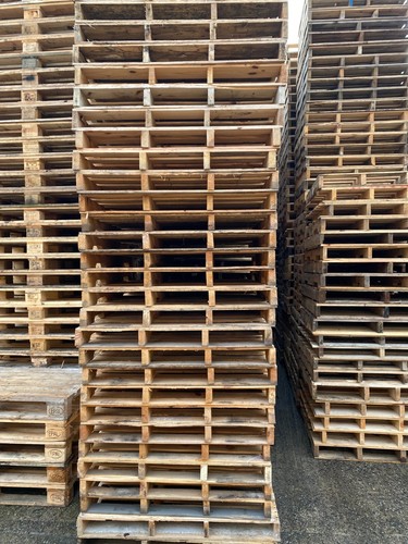Used wooden pallets 1300 x - used, pallets,