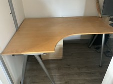 IKEA Left  Corner Desk with Adjustable Legs 160 X 60 Cms
