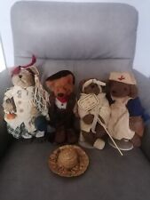 RARE 4 VINTAGE TEDDY BEARS