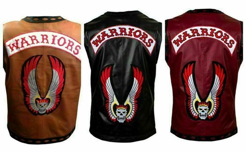 Real leather warrior vest the - leather,