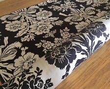 Laura Ashley Tatton Charcoal Jacquard fabric material new Price Per Metre Rare