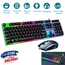 Gaming Keyboard Mouse Set USB