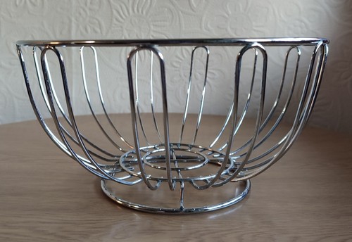 Chrome wire fruit - fruit, bowl/