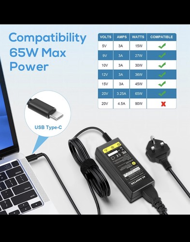 Lot usb type 45w 65w - c,