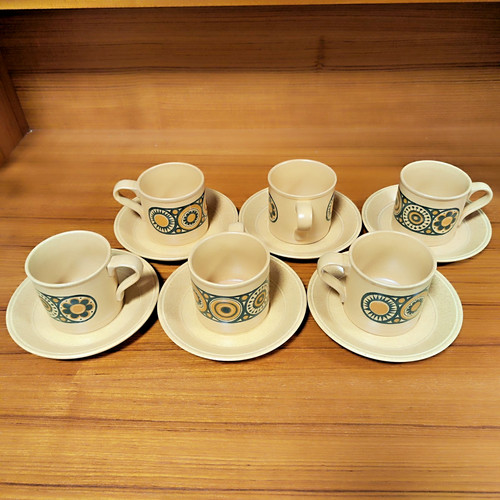 Vintage kiln craft cups - vintage,