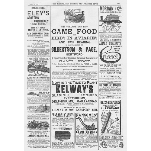 Victorian adverts game food - victorian,