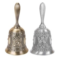 Vintage Manual Swing Bell Meditation Hand Bell Prayer Portable Tibetan Buddhist