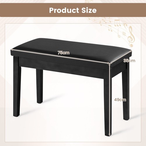 Double duet seat - double, padded