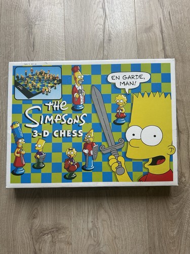 1991 the simpsons chess - the,