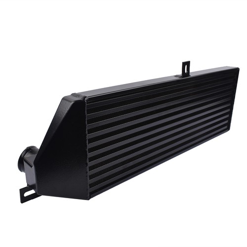 Black front mount intercooler - black,