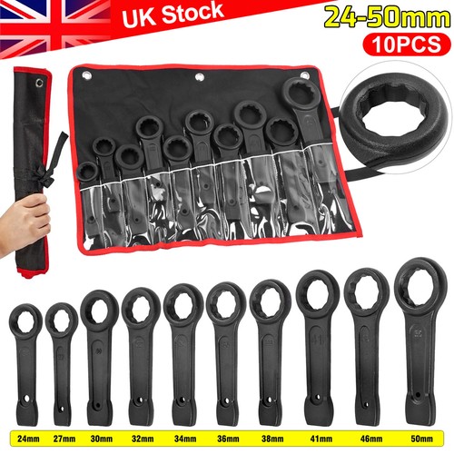 10pc slogging ring spanner set - slogging,