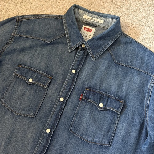 Levi western denim - western, shirt