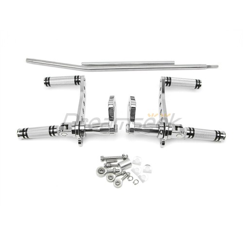 Forward control chrome foot - chrome,