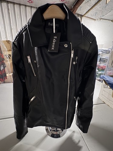 Woman faux leather jacket - woman’s,
