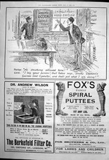 Original Old Antique Print