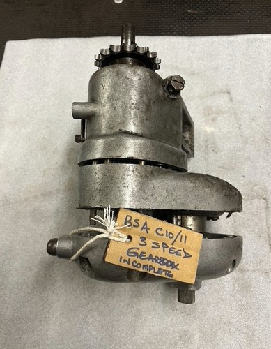 Bsa c10 speed - 3-speed, gearbox