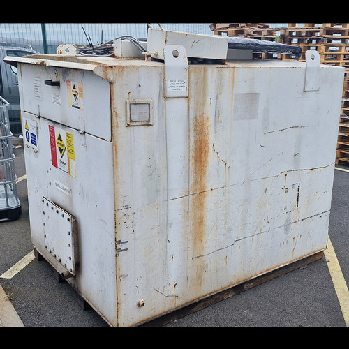 Used 3000l bunded steel - bunded,