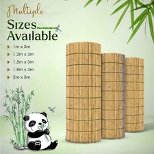 Bamboo Screening Roll Natural