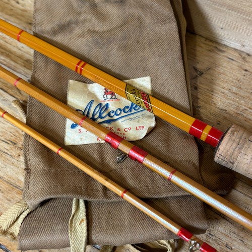 Allcocks cane fly - fly, rod