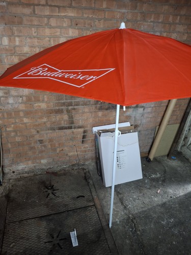 Budweiser beer garden parasol - beer, parasol/