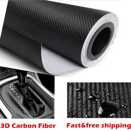 Car carbon fibre vinyl wrap - 3d,