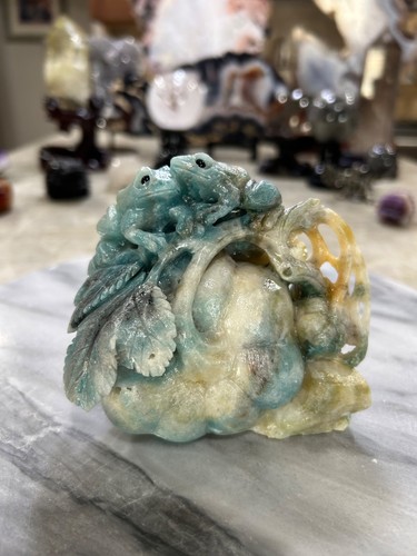 Amazonite frogs pumpkin - amazonite,