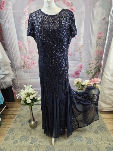 Richards navy blue sequin - navy,