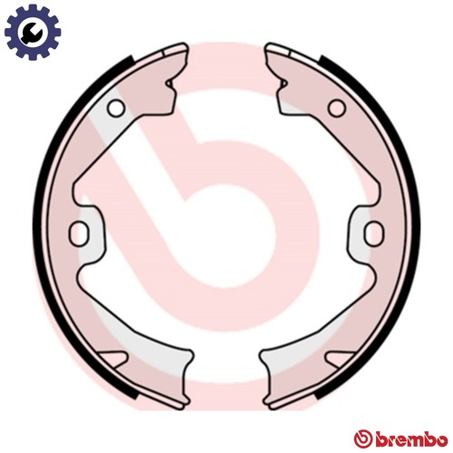 Brake shoe set parking - brake,