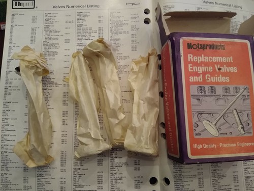 Engine inlet valves sunbeam - engine,