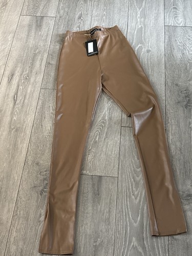 Prettylittlething brown faux - prettylittlething,