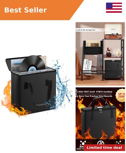 Fireproof vinyl record storage - vinyl,
