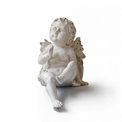 Winged angel wall - wall, sculpture