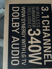 Wireless soundbar for an LG TV