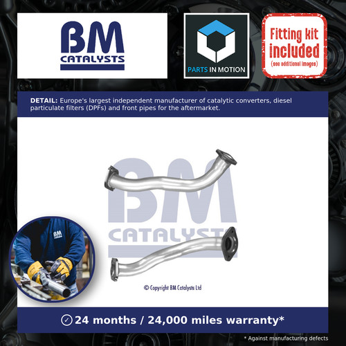 Exhaust front down pipe - front, /